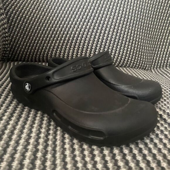 Crocs Bistro black Clogs Slip Resistant men’s shoe size 9/women’s 11  10075 main image 5